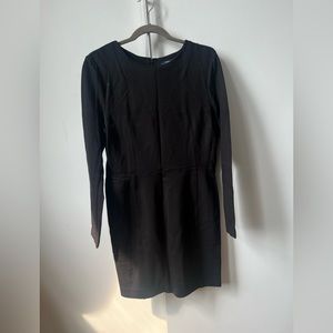 French connection. Black long sleeve mini dress. Size 12.